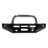 MCC FALCON STAINLESS LOOP BULLBAR WITH FOG LIGHTS FOR HOLDEN RODEO 88-03