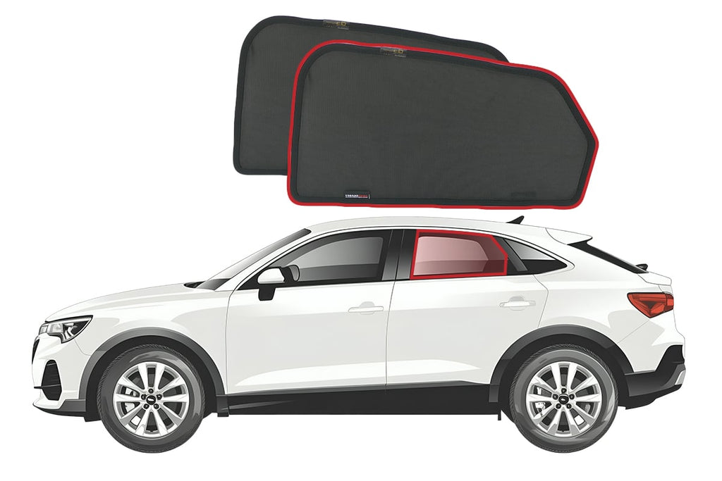 AUDI Q3 SPORTBACK 2ND GENERATION CAR REAR WINDOW SHADES (TYP F3; 2019-ON)