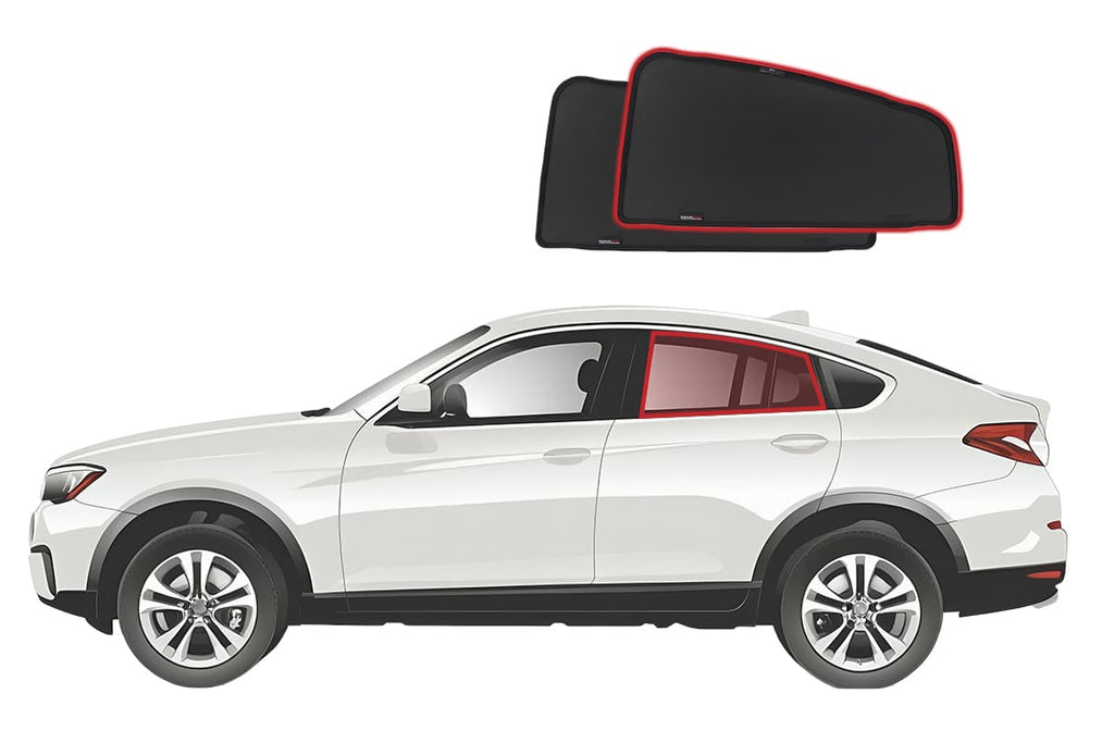 BMW X4 1ST GENERATION CAR REAR WINDOW SHADES (F26; 2014-2018)