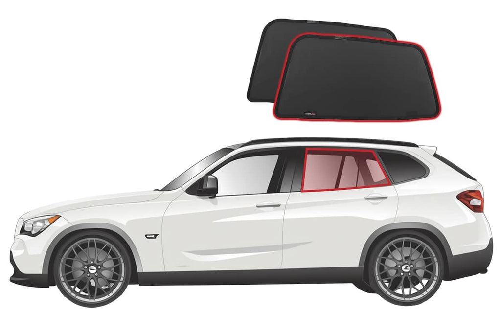 BMW X1 1ST GENERATION CAR REAR WINDOW SHADES (E84; 2008-2015)