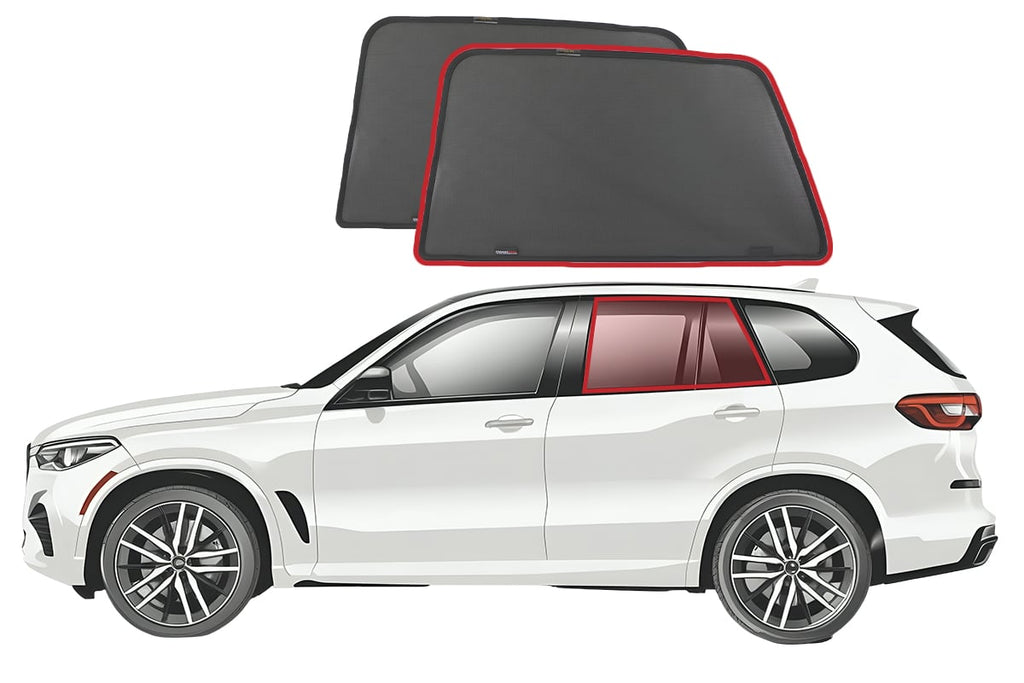 BMW X5 3RD GENERATION CAR REAR WINDOW SHADES (F15/F85; 2013-2018)