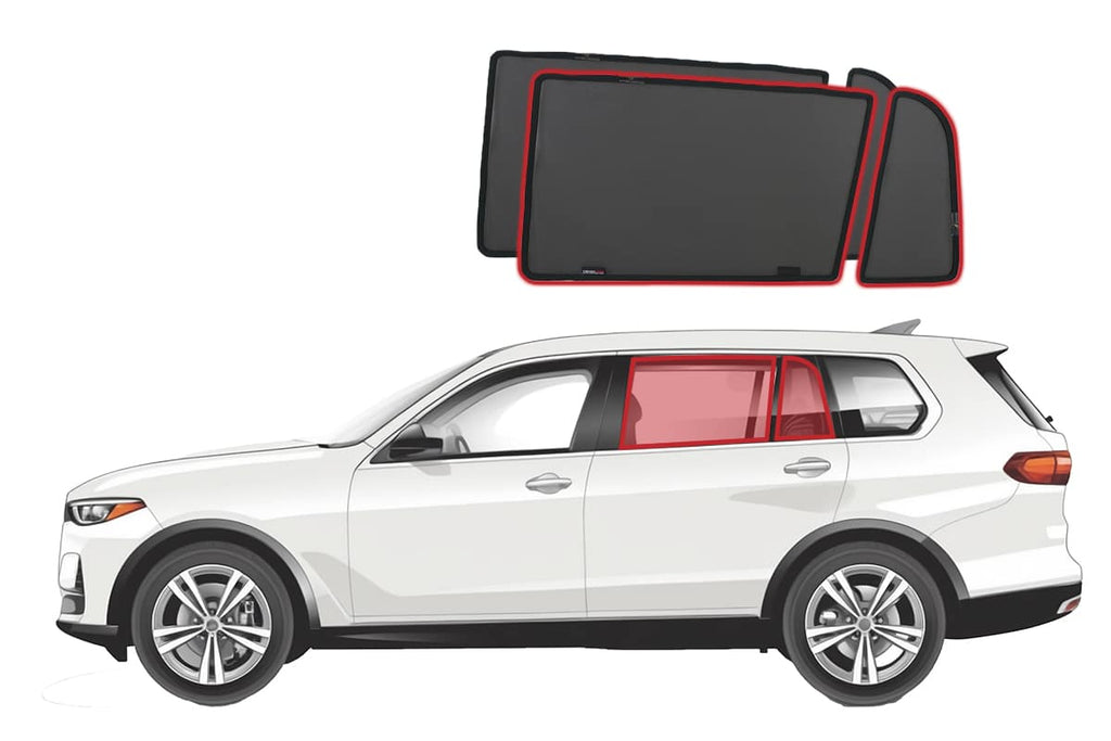 BMW X7 CAR REAR WINDOW SHADES (G07; 2018-ON)