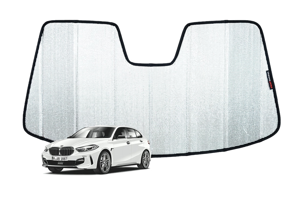 BMW 1 SERIES HATCHBACK 2ND GENERATION | 2 SERIES COUPE 1ST GENERATION FRONT WINDSCREEN SUN SHADE (WITH CONNECTED DRIVE)