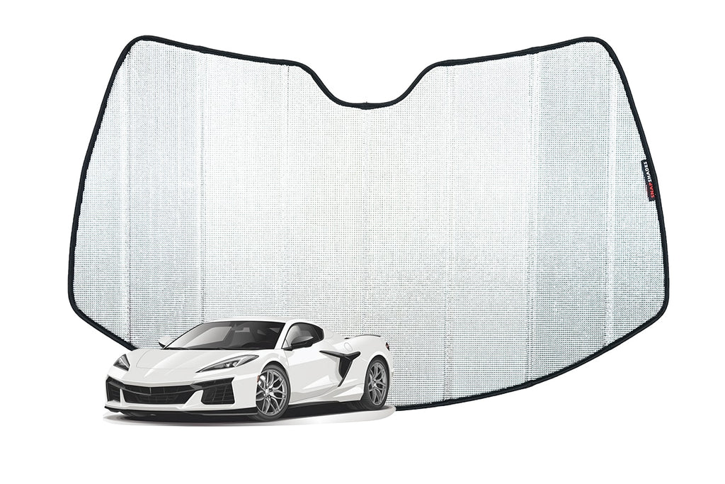 CHEVROLET CORVETTE 8TH GENERATION FRONT WINDSCREEN SUN SHADE (C8; 2020-ON)