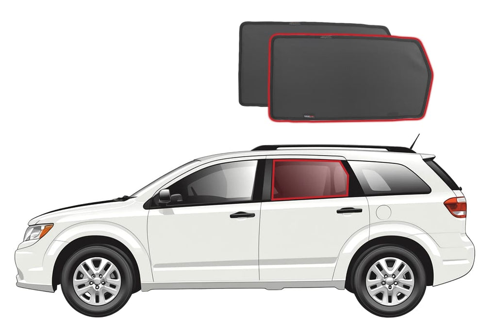 DODGE JOURNEY/JC/JCUV | FIAT FREEMONT CAR REAR WINDOW SHADES (2008-2020)