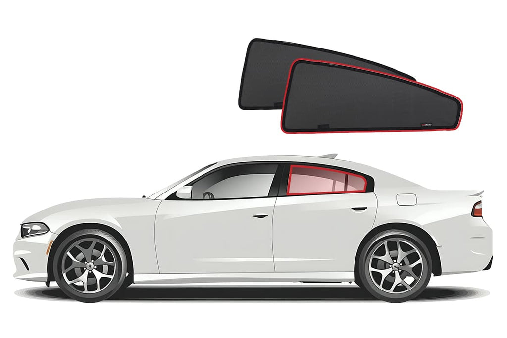 DODGE CHARGER 7TH GENERATION CAR REAR WINDOW SHADES (LD; 2011-2023)