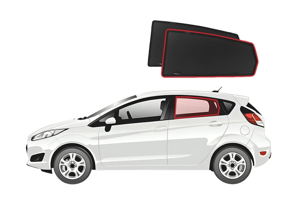 FORD FIESTA HATCHBACK 6TH GENERATION CAR REAR WINDOW SHADES (2008-2017)