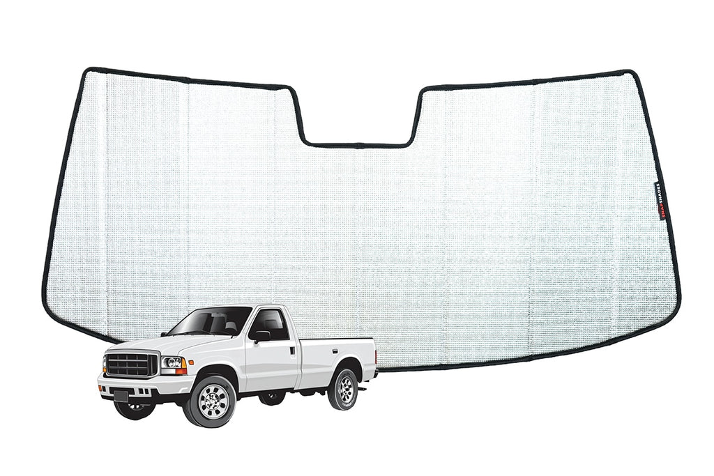 FORD SUPER DUTY/F-SERIES/EXCURSION 1ST GENERATION FRONT WINDSCREEN SUN SHADE (PHN131/UW137; 1999-2007)