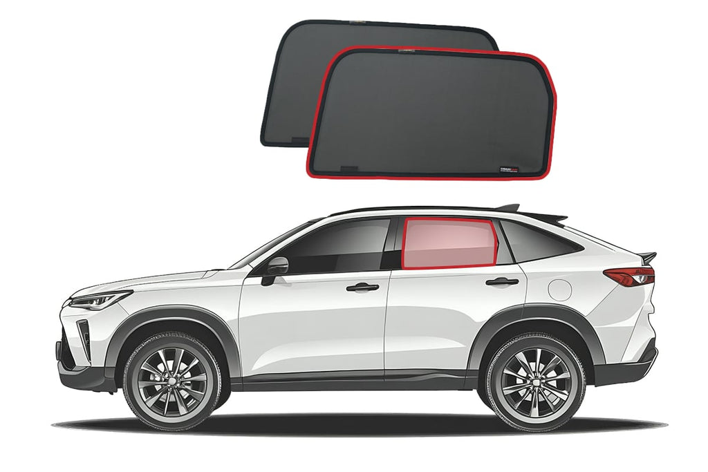 GWM HAVAL H6 GT/H6 S COUPE SUV 3RD GENERATION CAR REAR WINDOW SHADES (2020-ON)