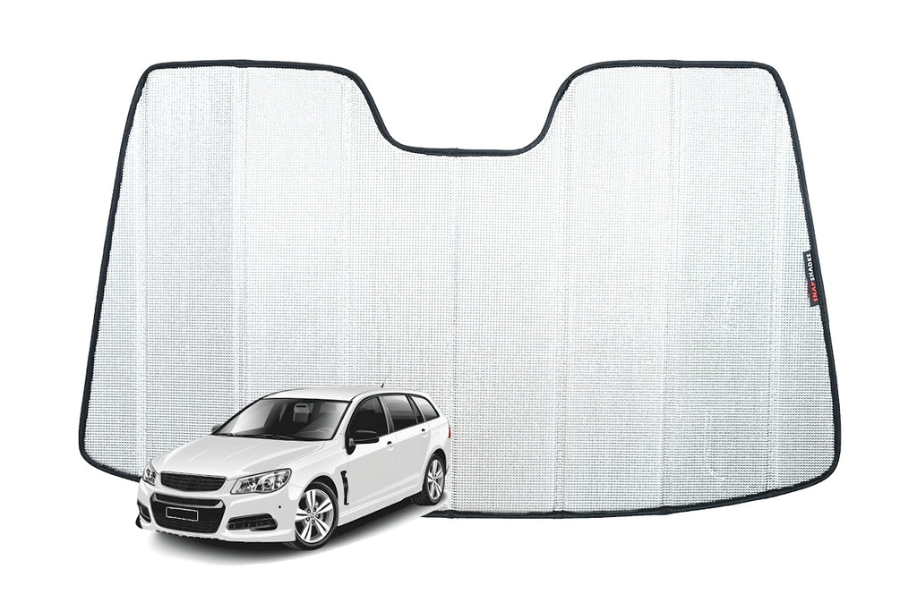 HOLDEN COMMODORE/CALAIS SEDAN/WAGON/UTE 4TH GENERATION FRONT WINDSCREEN SUN SHADE (WITHOUT COLLISION RADAR)