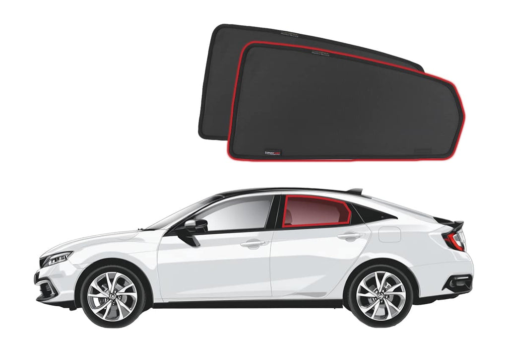HONDA CIVIC SEDAN 10TH GENERATION CAR REAR WINDOW SHADES (2016-2022)