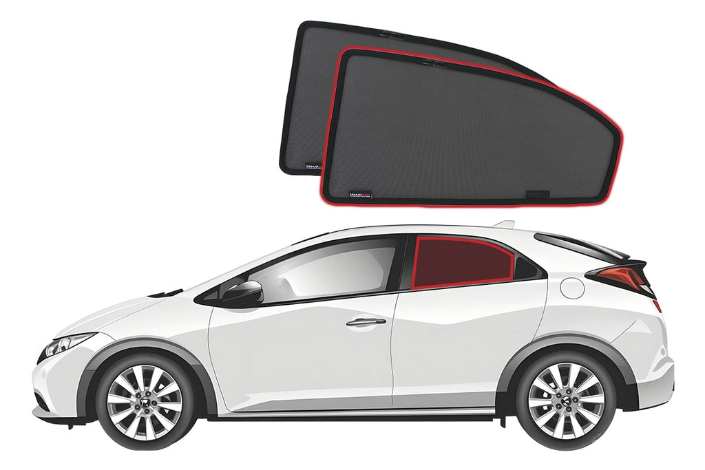 HONDA CIVIC HATCHBACK 9TH GENERATION CAR REAR WINDOW SHADES (FK; 2011-2017)