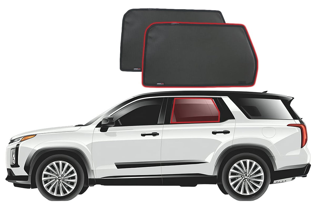 HYUNDAI PALISADE CAR REAR WINDOW SHADES (LX2; 2018-2025)