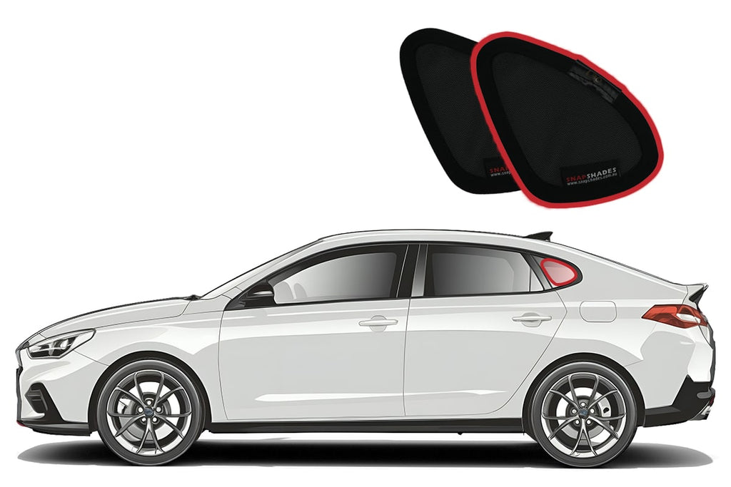 HYUNDAI I30/I30 N FASTBACK 3RD GENERATION PORT WINDOW SHADES (PD; 2017-ON)