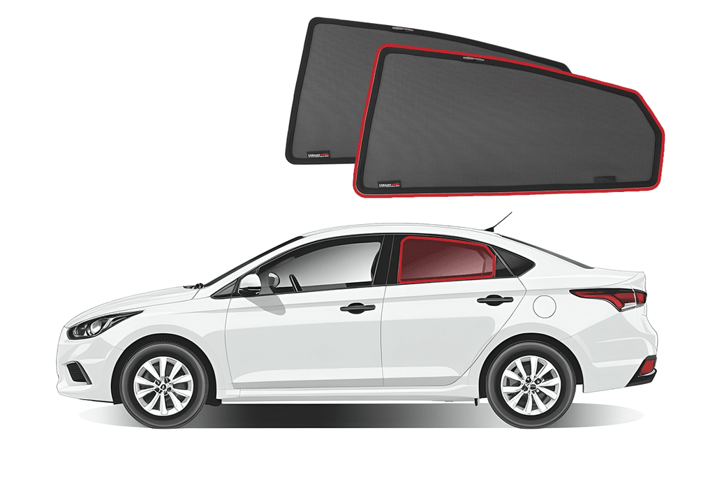 HYUNDAI ACCENT/SOLARIS/VERNA SEDAN 5TH GENERATION CAR REAR WINDOW SHADES (HC/YC; 2017-2022)