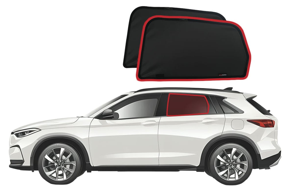 INFINITI QX50 2ND GENERATION CAR REAR WINDOW SHADES (J55; 2019-ON)