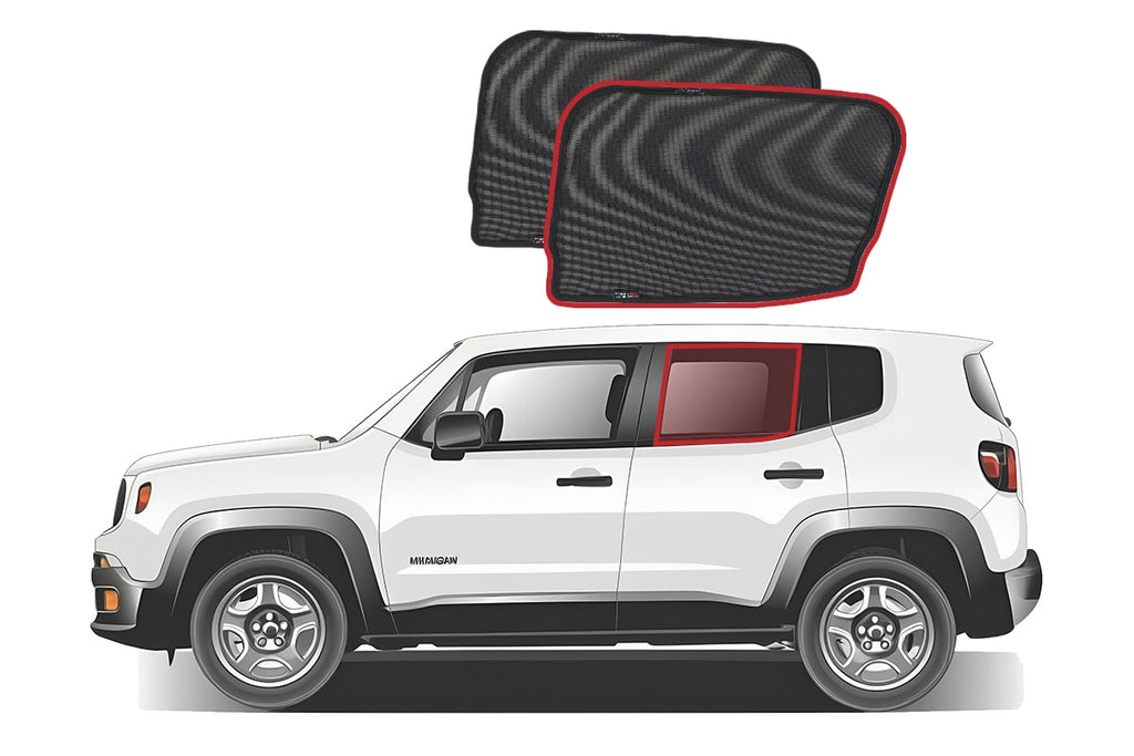 JEEP RENEGADE CAR REAR WINDOW SHADES (2014-ON)