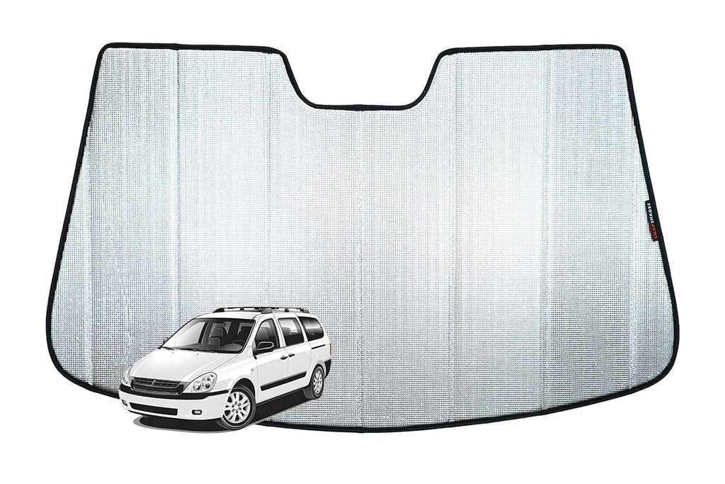 KIA CARNIVAL/GRAND CARNIVAL/SEDONA/VQ/CARNIVAL ROYALE | HYUNDAI ENTOURAGE 2ND GENERATION FRONT WINDSCREEN SUN SHADE (VQ; 2006-2014)