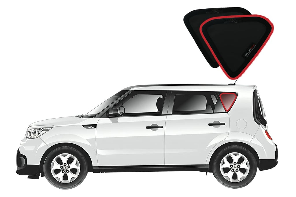 KIA SOUL 2ND GENERATION PORT WINDOW SHADES (PS; 2013-2019)