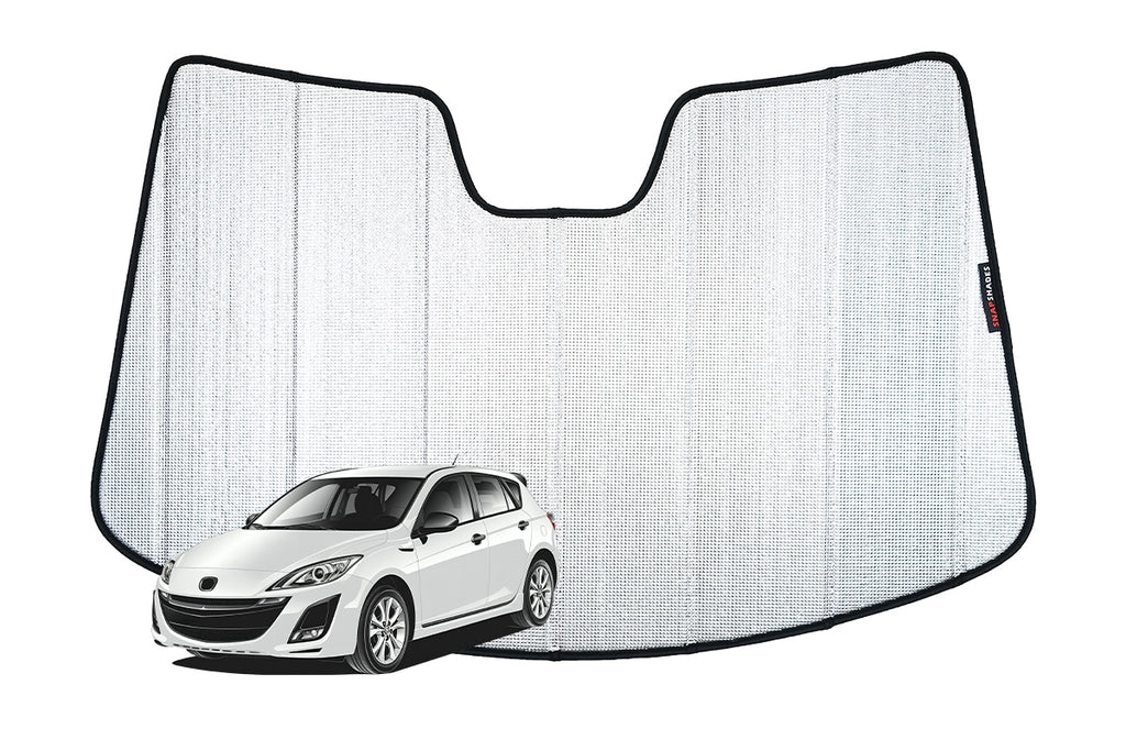 MAZDA 3 HATCHBACK/SEDAN 2ND GENERATION FRONT WINDSCREEN SUN SHADE (BL; 2009-2013)