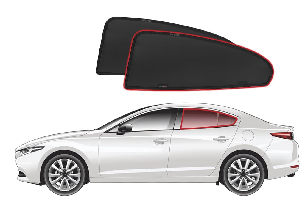 MAZDA 3 SEDAN 4TH GENERATION CAR REAR WINDOW SHADES (BP; 2019-ON)