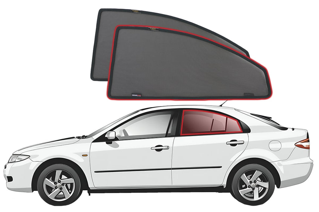 MAZDA 6/ATENZA LIFTBACK 1ST GENERATION CAR REAR WINDOW SHADES (GG1; 2002-2008)