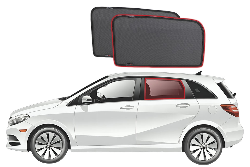MERCEDES-BENZ B-CLASS 2ND GENERATION CAR REAR WINDOW SHADES (W246; 2012-2018)