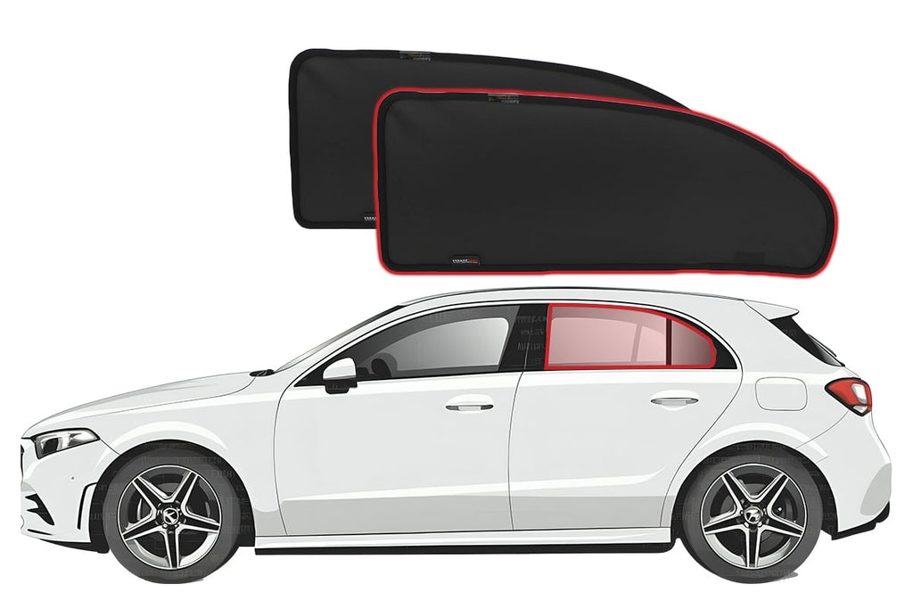 MERCEDES-BENZ A-CLASS HATCHBACK 4TH GENERATION CAR REAR WINDOW SHADES (W177; 2018-ON)