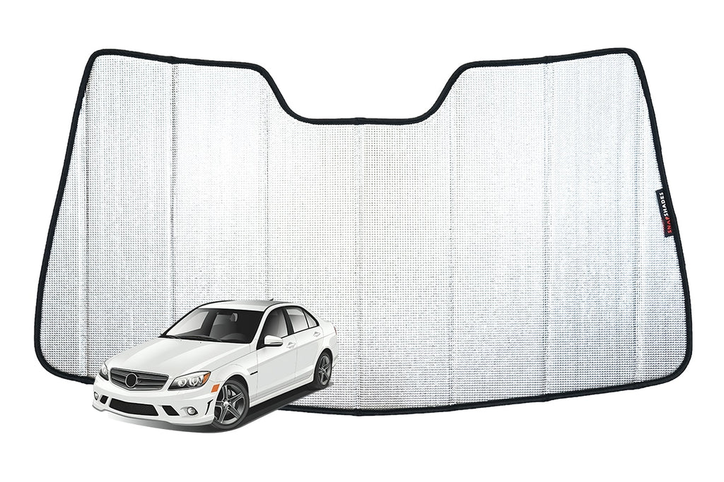 MERCEDES-BENZ C-CLASS SEDAN/WAGON 3RD GENERATION FRONT WINDSCREEN SUN SHADE (W204; 2007-2014)