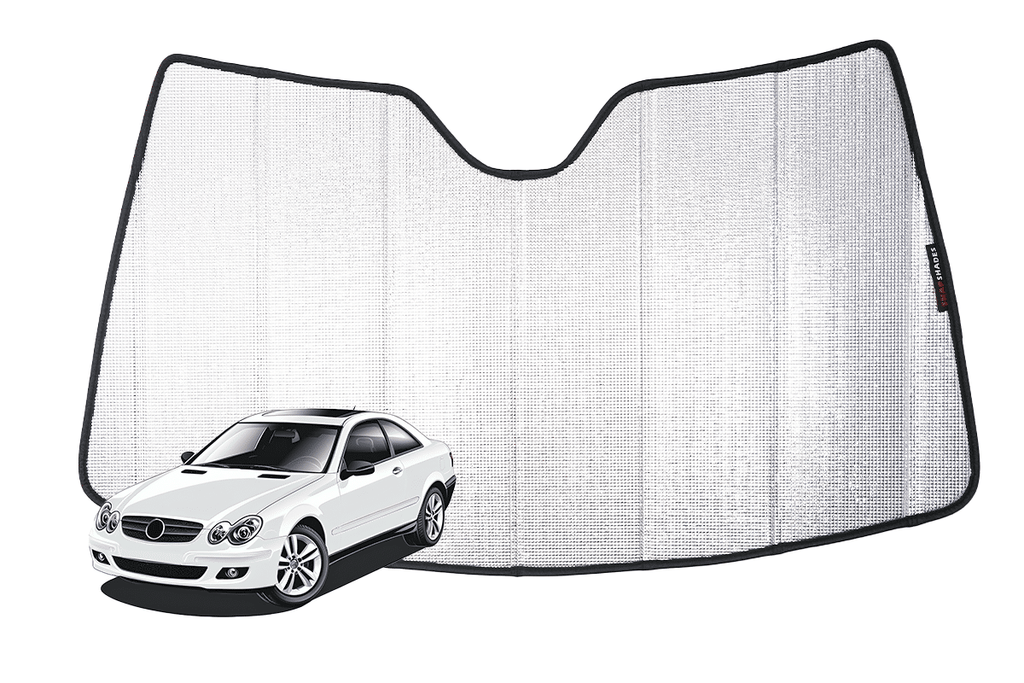 MERCEDES-BENZ CLK-CLASS COUPE/CONVERTIBLE 2ND GENERATION FRONT WINDSCREEN SUN SHADE (C209/A209; 2001-2009)