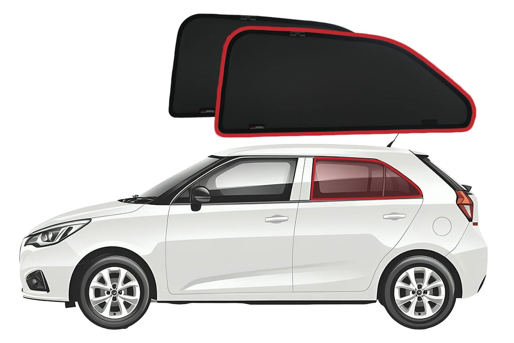 MG 3 2ND GENERATION CAR REAR WINDOW SHADES (2011-2024)