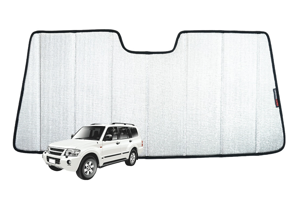 MITSUBISHI PAJERO 3RD GENERATION FRONT WINDSCREEN SUN SHADE (V60-/NM- NP; 1999-2007)