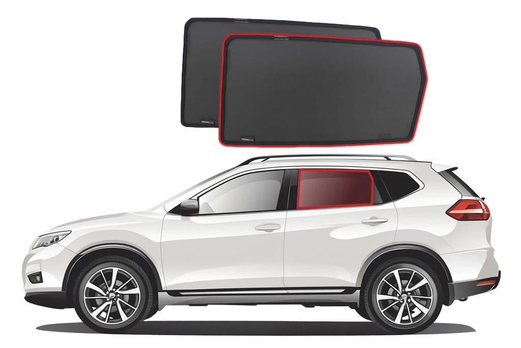 NISSAN X-TRAIL 3RD GENERATION | ROGUE 2ND GENERATION CAR REAR WINDOW SHADES (T32; 2013-2022)
