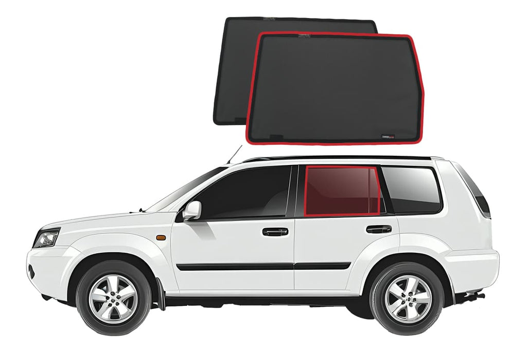 NISSAN X-TRAIL 1ST GENERATION CAR REAR WINDOW SHADES (T30; 2000-2007)