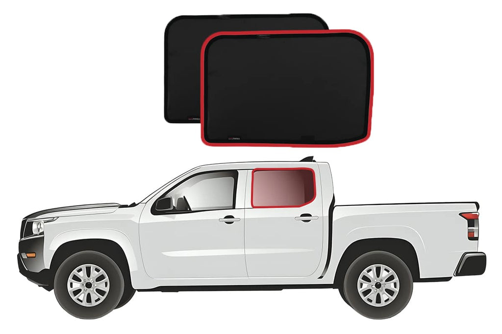 NISSAN FRONTIER 3RD GENERATION CAR REAR WINDOW SHADES (D41; 2022-ON)