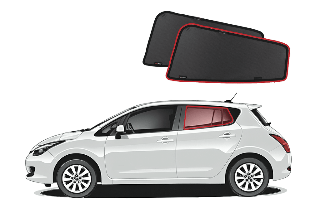 NISSAN LEAF 1ST GENERATION CAR REAR WINDOW SHADES (ZE0; 2010-2017)