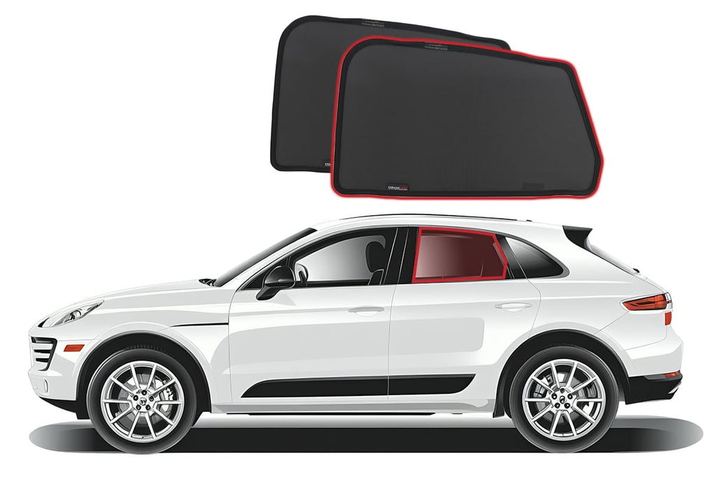 PORSCHE MACAN 1ST GENERATION CAR REAR WINDOW SHADES (95B; 2014-2025)