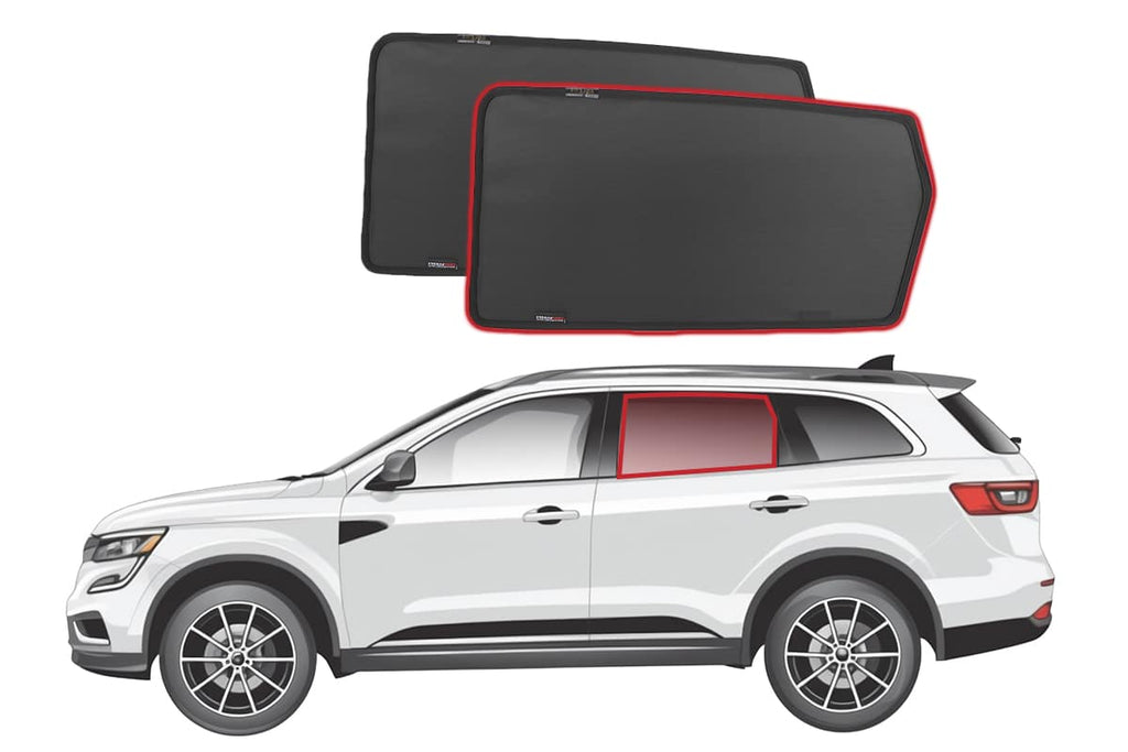 RENAULT KOLEOS 2ND GENERATION | SAMSUNG QM6 CAR REAR WINDOW SHADES (HC; 2016-ON)