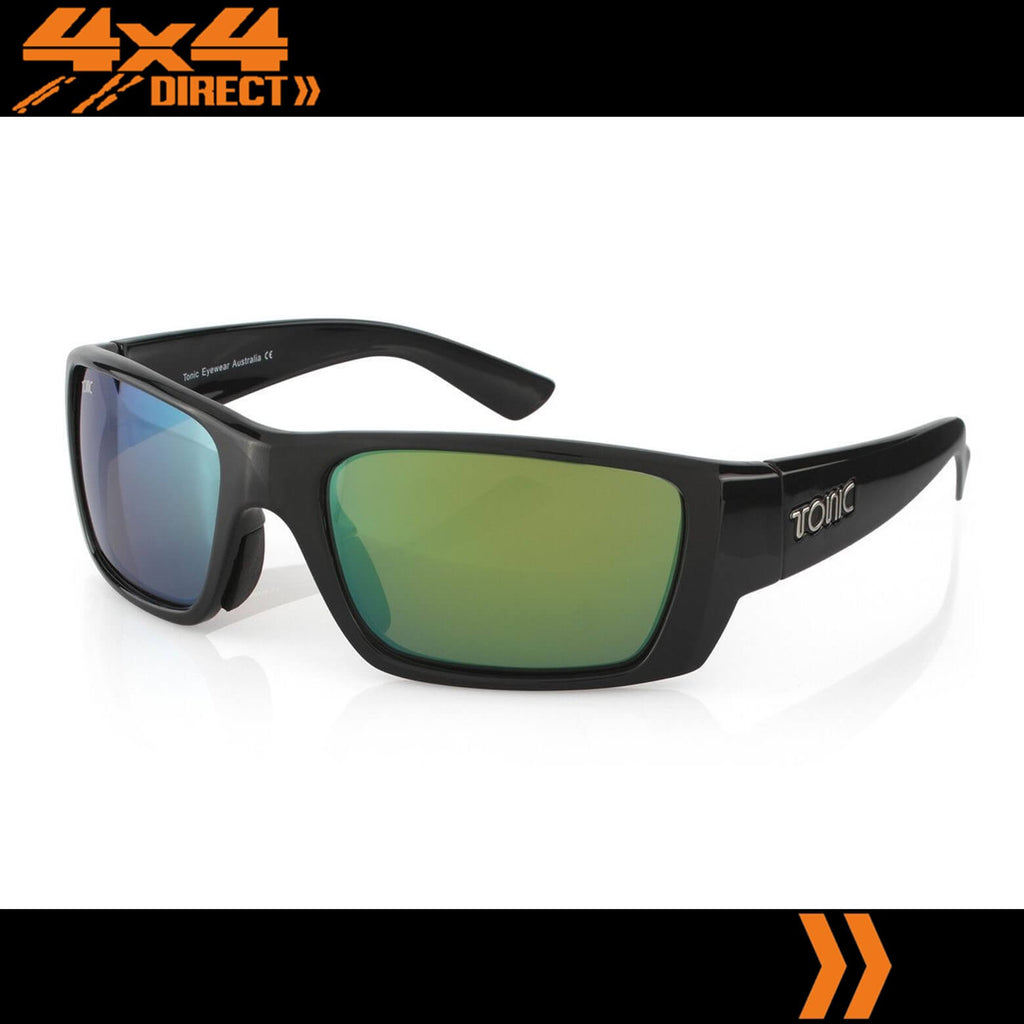 TONIC EYEWEAR SUNGLASSES RISE GREEN MIRROR LENS