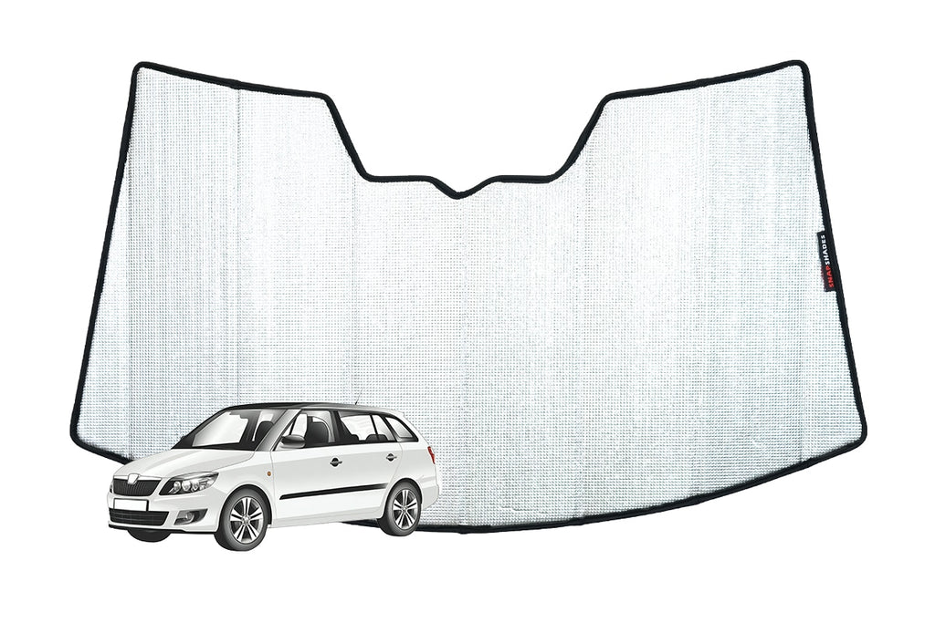 SKODA FABIA HATCHBACK/WAGON 2ND GENERATION FRONT WINDSCREEN SUN SHADE (5J; 2007-2015)