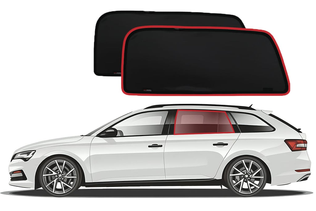 SKODA SUPERB WAGON 3RD GENERATION CAR REAR WINDOW SHADES (B8- TYP 3V; 2015-2024)