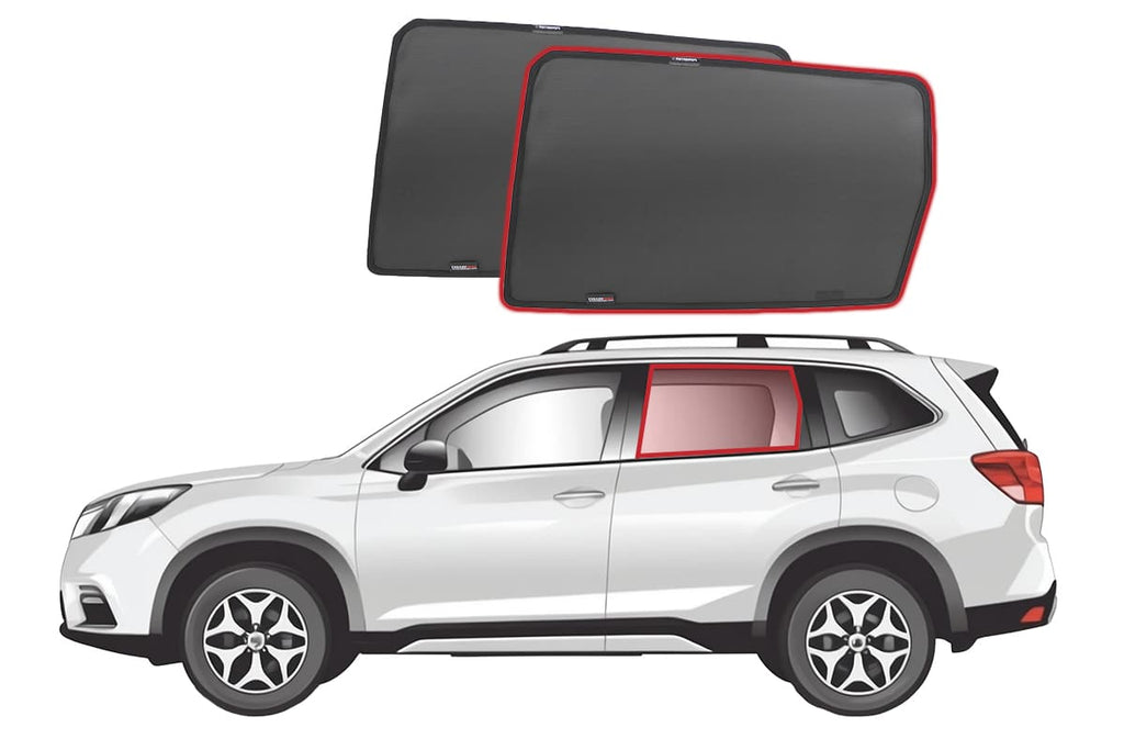 SUBARU FORESTER 5TH GENERATION CAR REAR WINDOW SHADES (SK; 2018-2024)