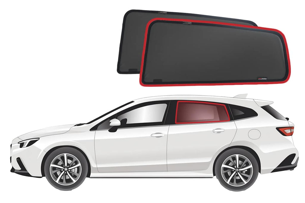 SUBARU WRX SPORTSWAGON/WRX GT/LEVORG 2ND GENERATION CAR REAR WINDOW SHADES (VB; 2021-ON)