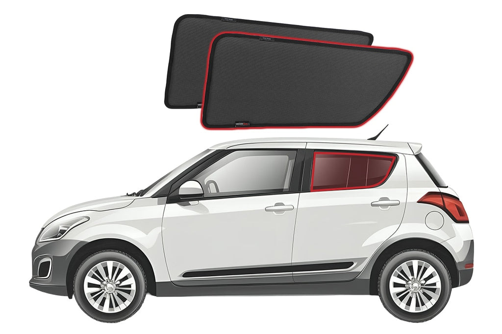 SUZUKI SWIFT 2ND GENERATION CAR REAR WINDOW SHADES (AZG; 2010-2017)