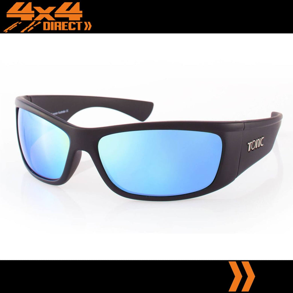 TONIC EYEWEAR SUNGLASSES SHIMMER BLUE MIRROR LENS