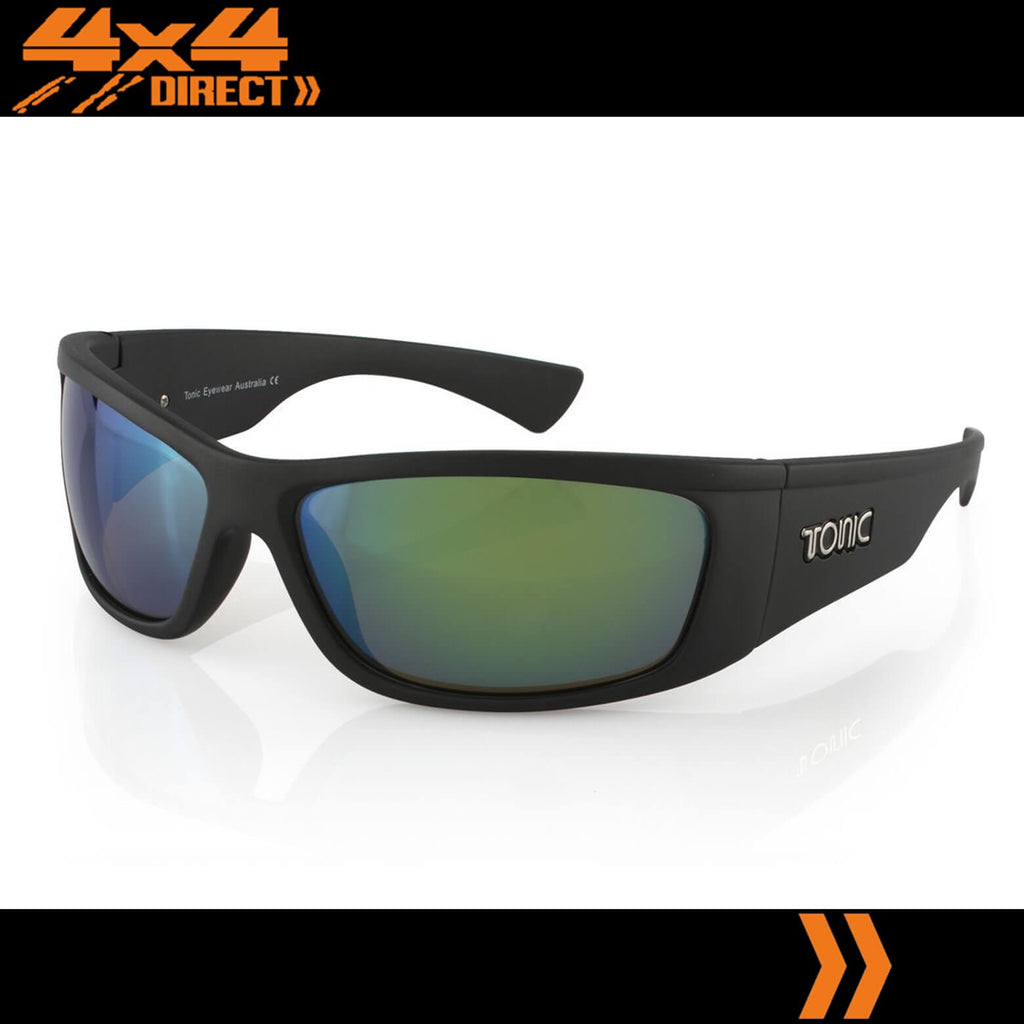 TONIC EYEWEAR SUNGLASSES SHIMMER GREEN MIRROR LENS