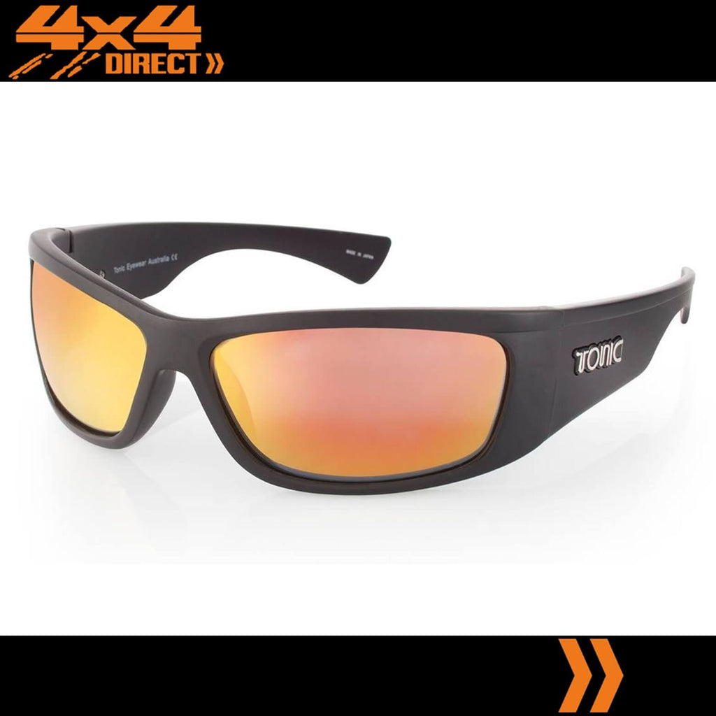 TONIC EYEWEAR SUNGLASSES SHIMMER RED MIRROR LENS