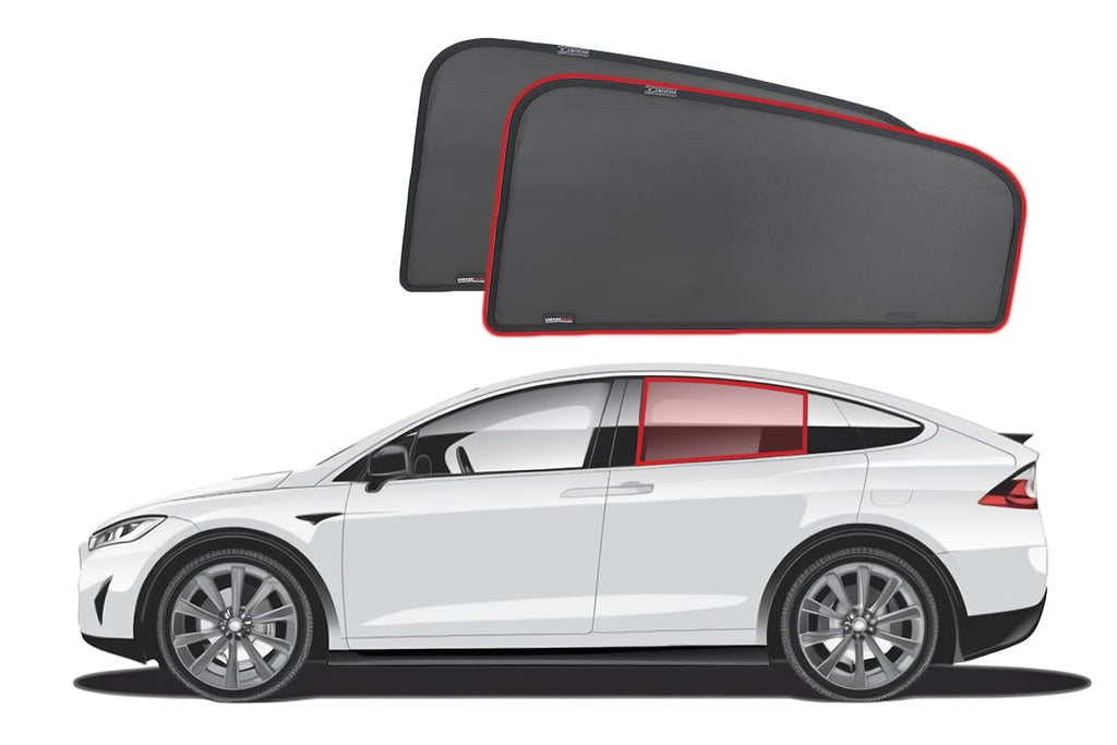 TESLA MODEL X CAR REAR WINDOW SHADES (2015-ON)