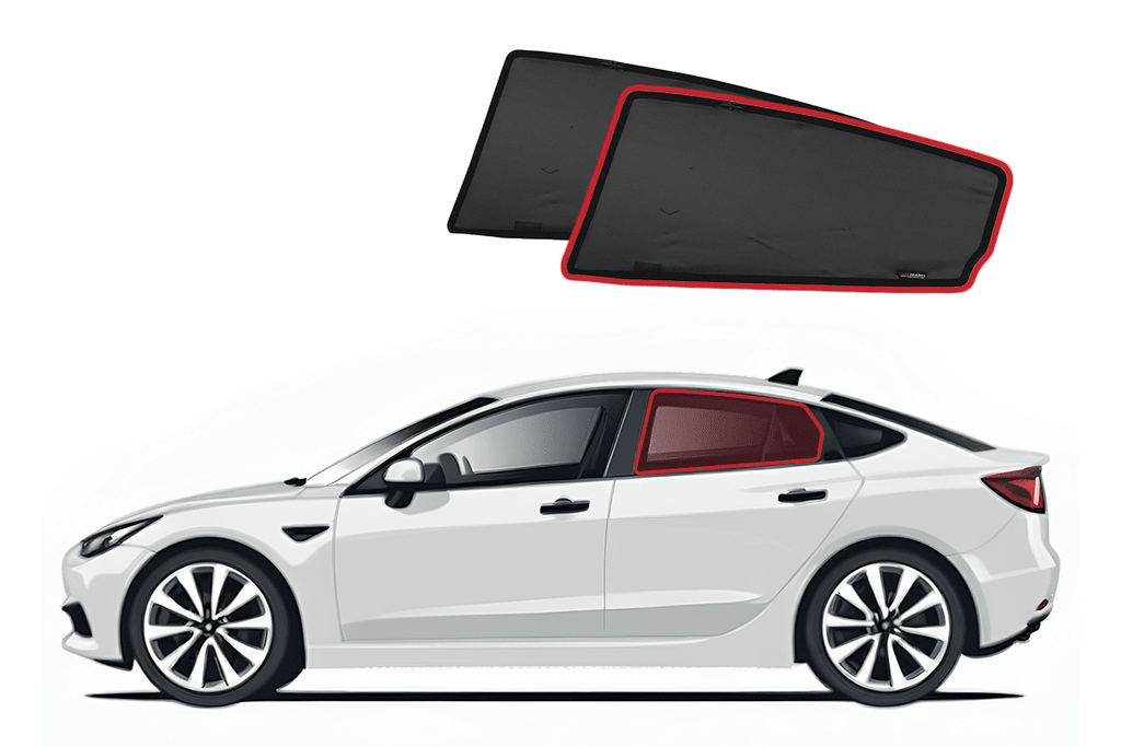 TESLA MODEL 3 CAR REAR WINDOW SHADES (2017-2023)