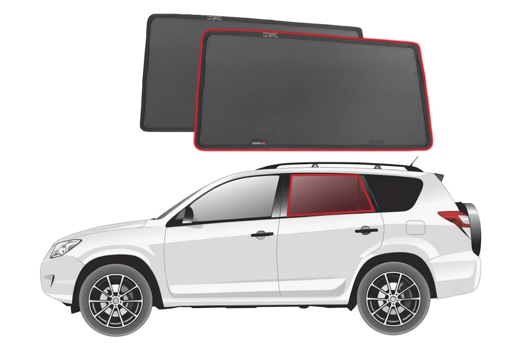 TOYOTA RAV4/VANGUARD 3RD GENERATION CAR REAR WINDOW SHADES (XA30; 2006-2012)